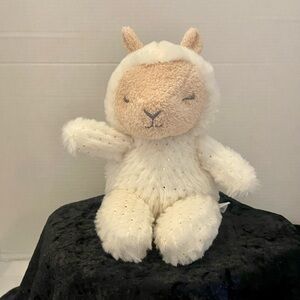 Animal Adventures
Sleeping Lamb Plush
Cream Gold Flecks 10"
Sewn Eyes